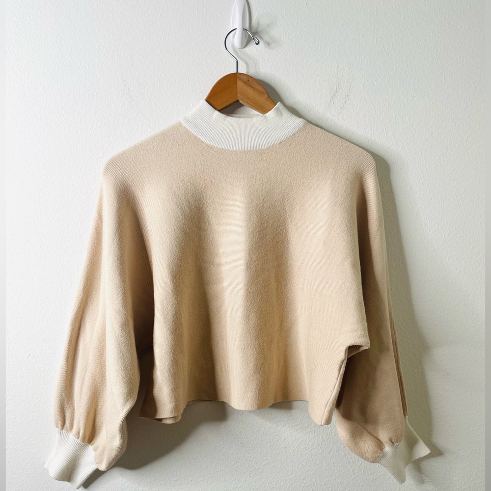 YLLW the Label cropped mock neck sweater - Picture 2 of 7